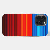 Blauw Geel Rode Strepen iPhone Hoesje (Achterkant horizontaal)