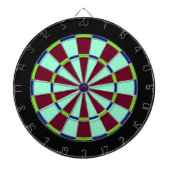 Blauw, Geel, Rood en Wit Metalen Kooi Dartboard Dartbord (Voorkant)