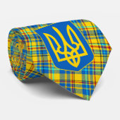 Blauw, geel, rood geplakt Stropdas, roestvrij Stropdas (Opgerold)