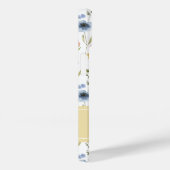 Blauw Geel Roze Waterverf Wilde Bloem Naam Case-Mate iPhone Case (Achterkant / Rechts)