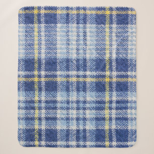 Blauw Geel Tartan: Modieuze Plaid Sherpa Deken