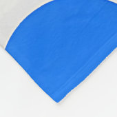 Blauw Geel Turquoise Stippen Fleece Deken (Hoek)