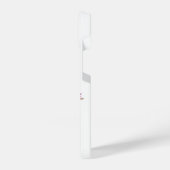 Blauw & Geel Vogel met Roze Bloesems tekening iPhone Hoesje (Linkerkant)