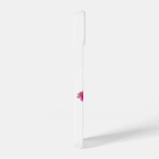 Blauw & Geel Vogel met Roze Bloesems tekening iPhone Hoesje (Rechterkant)