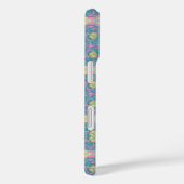 Blauw & Geel Waterverf Bloemmotief Case-Mate iPhone Case (Achterkant / Rechts)