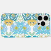 Blauw & Geel Waterverf Bloemmotief Case-Mate iPhone Case (Achterkant (horizontaal))