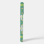 Blauw & Geel Waterverf Bloemmotief Case-Mate iPhone Case (Achterkant / Rechts)