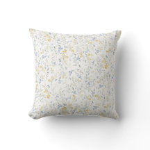 Blauw Geel Wildbloem Patroon