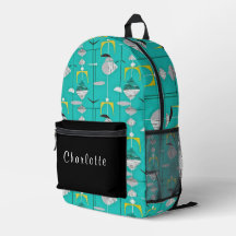 Blauw Geel Wit Zwart Mid Century Modern 