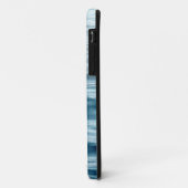 Blauw gegolfd water Case-Mate iPhone case (Achterkant/links)
