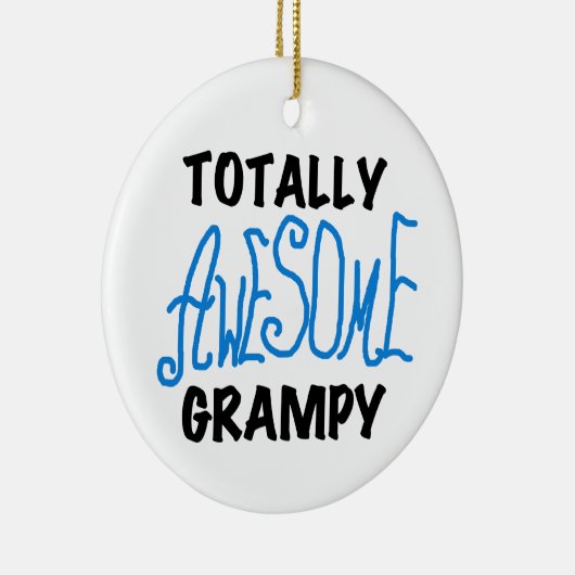 Blauw geheel Geweldige grijze T-shirts en cadeautj Keramisch Ornament (Rechts)