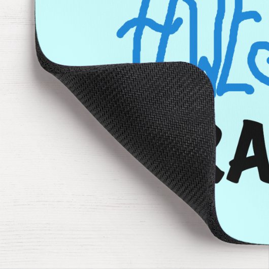 Blauw geheel Geweldige grijze T-shirts en cadeautj Muismat (Hoek)