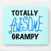 Blauw geheel Geweldige grijze T-shirts en cadeautj Muismat (Voorkant)