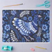 Blauw  Geïnspireerd Vogelcollage Decoupage Tissuepapier (Craft)