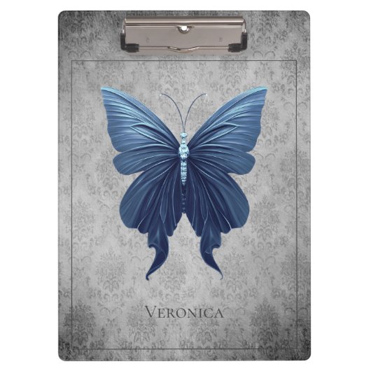 Blauw gejuwelde libel klembord (Voorkant)