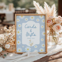 Blauw Gekke Gans Kaarten & Geschenken Teken