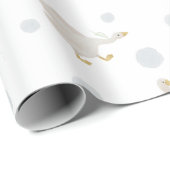 Blauw Gekke ganzenwikkelpapier Cadeaupapier (Rol Hoek)