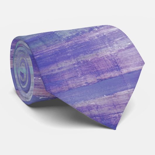 Blauw gekleurd Abstract modern Stropdas (Opgerold)