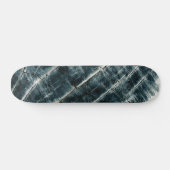 Blauw gekleurd hout persoonlijk skateboard (Horizontaal)