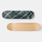Blauw gekleurd hout persoonlijk skateboard (Horizontaal)