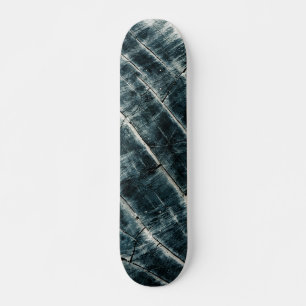Blauw gekleurd hout persoonlijk skateboard