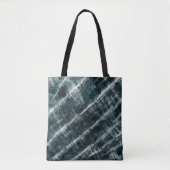 Blauw gekleurd hout tote bag (Voorkant)
