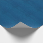 Blauw gekleurd leer, gestructureerd oppervlak cadeaupapier (Hoek)