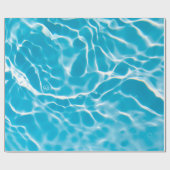 Blauw gekleurde heldere, kalme oppervlaktestructuu cadeaupapier (Vlak)