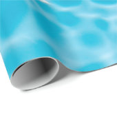 Blauw gekleurde heldere, kalme oppervlaktestructuu cadeaupapier (Rol Hoek)