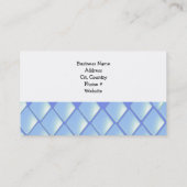 Blauw gelaagde diamanten visitekaartje (Achterkant)