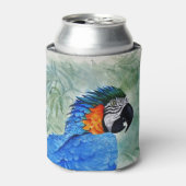 Blauw-gele Ara Blikjeskoeler (Blikje Voorkant)