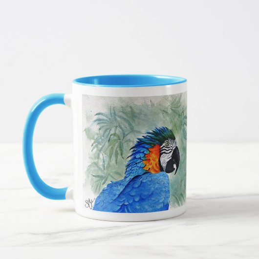 Blauw-gele Ara Mok (Links)