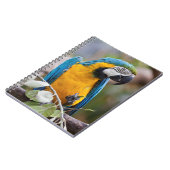 Blauw-gele Ara Notitieboek (Linkerzijde)