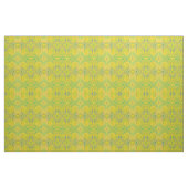 Blauw gele geometrische diamantprinterstructuur stof (Fat Quarter)
