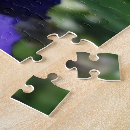 Blauw-gele Iris-ventilator Legpuzzel (Zijkant)