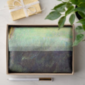 blauw-gele-macrowitpapier tissuepapier (Geschenk)