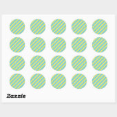 blauw-gele paletten ronde sticker (Vel)