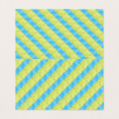 blauw-gele paletten visitekaartje (Buitenkant ongevouwen)