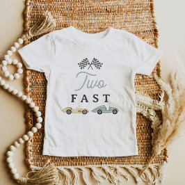 blauw gele racebus met makreel kinder shirts