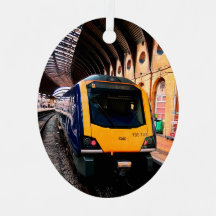 Blauw-gele trein, in York