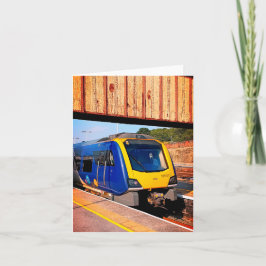 Blauw-gele trein, Sheffield Kaart