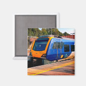 Blauw-gele trein, Sheffield Magneet (Voorkant / Achterkant)