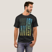 Blauw Gele Vlag - Mountain View T-shirt (Voorkant volledig)