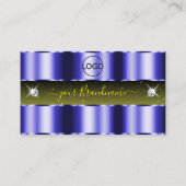 Blauw gele zwarte handjewelen met Logo Visitekaartje (Voorkant)