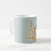 Blauw Geloof Vlinder Koffiemok (Voorkant links)