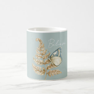 Blauw Geloof Vlinder Koffiemok