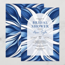 Blauw Geluk Organische Bruids Shower