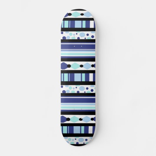 Blauw geluks skateboard (Voorkant)