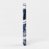 Blauw gemarmerd Case-Mate iPhone case (Achterkant/rechts)