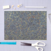 Blauw gemarmerd eindpapier tissuepapier (Craft)